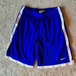 Nike Basketball Men's Bright Blue Athletic Shorts Size Large